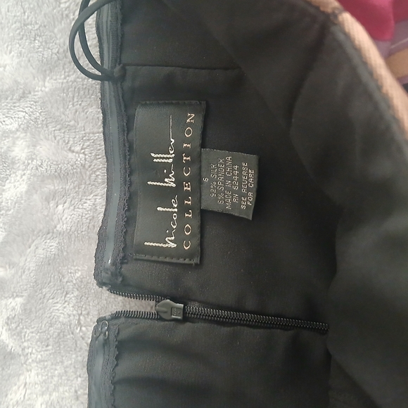 Nicole Miller Collection Bronze Strapless Mini Dress - Picture 4 of 7